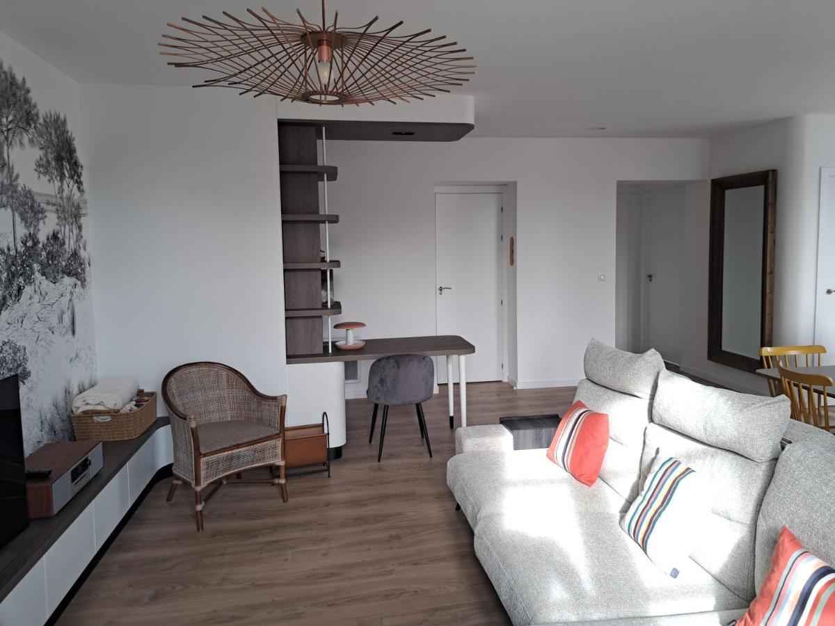 Superbe Appartement T3 Au Centre Plage .Parking Hendaye Exterior foto